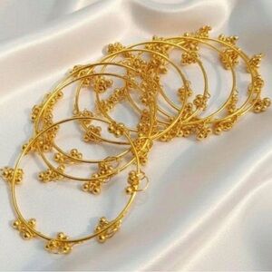 Ghungro bangles. Gold Bangle Set